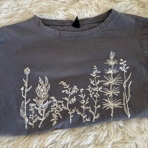 Size small shirt with flower pattern